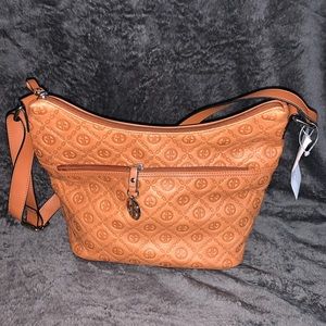 Giani Bernini Brown Pebbled Leather Hobo